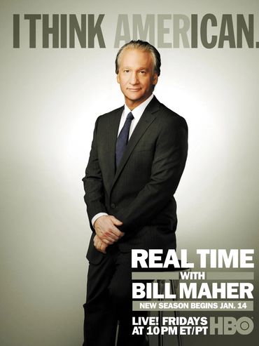 Real Time With Bill Maher New Season Campaign. Creative by Glenn Pere.