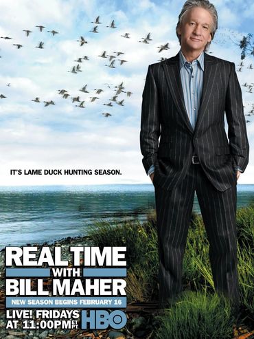 Real Time With Bill Maher New Season Campaign. Creative by Glenn Pere.