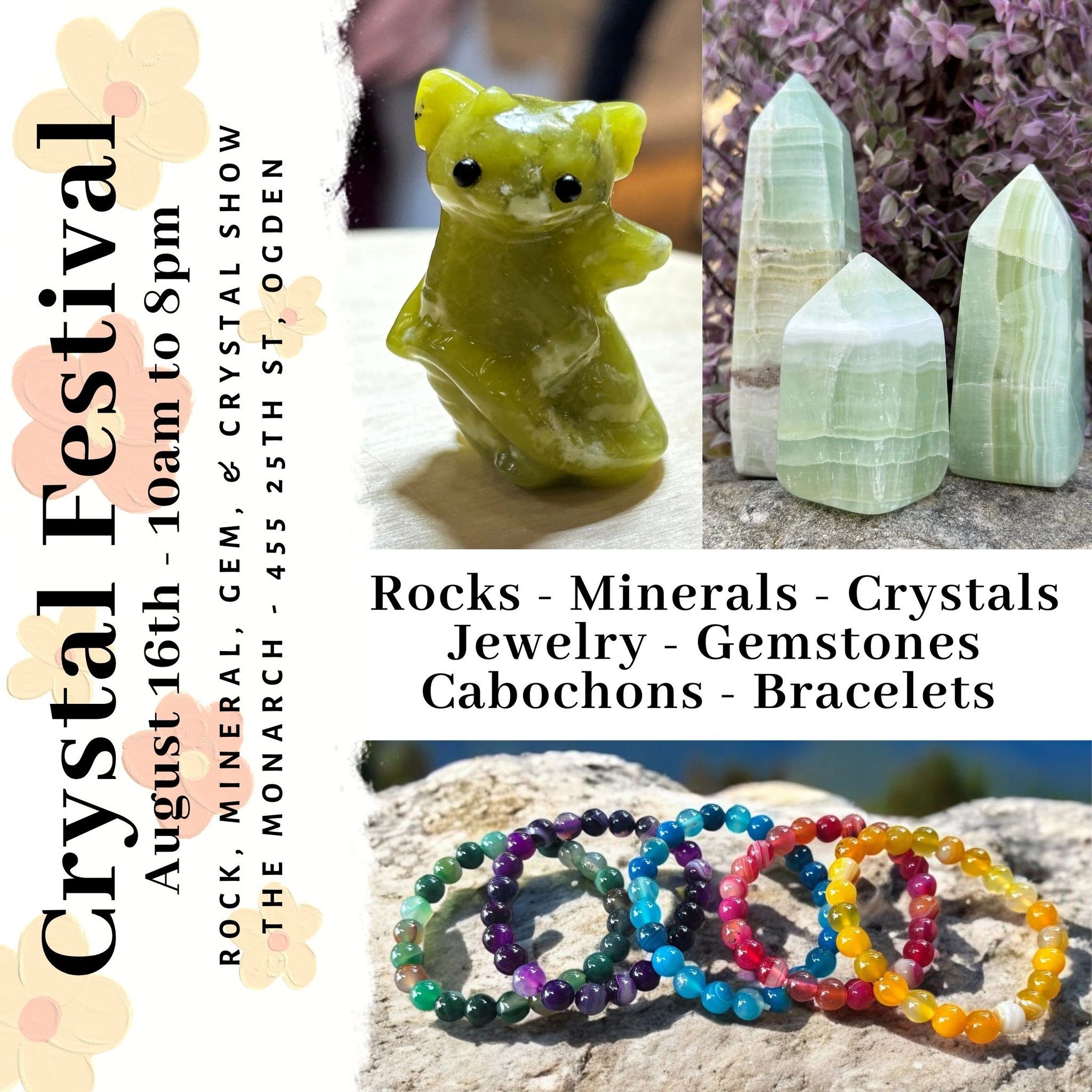 The Crystal Festival plus Oddities Market
One-Day Crystal & Oddities Markets in Ogden, Utah