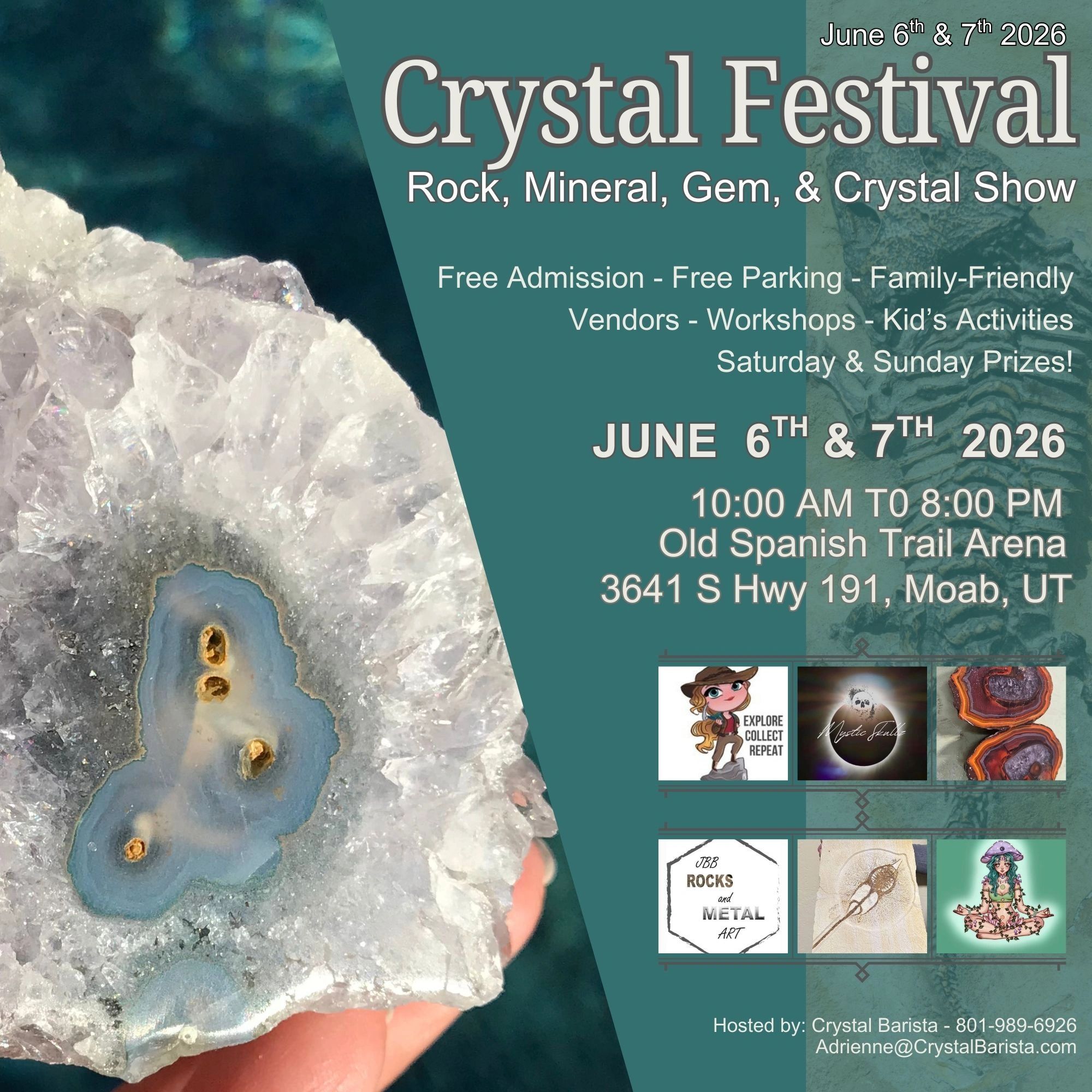 Crystal Festival - A Rock, Mineral, Gem, & Crystal Show
Old Spanish Trails Arena