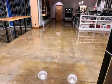 Who cleans stained concrete near me? Stained concrete care from Green Rhino servicing SLO County.