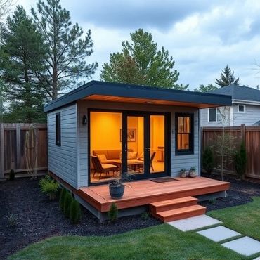 modern backyard bunkie
backyard bunkie
bunkie
bunkie for sale
bunkies for sale
bunkie builder