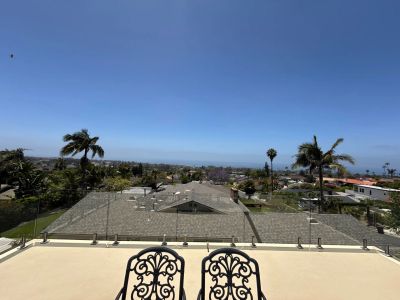Waterproof deck - glass railing - san clemente