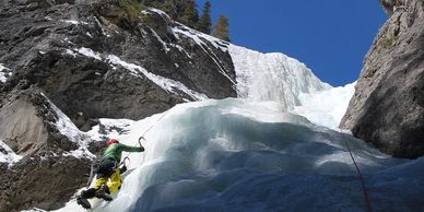 Ice climbing in the Canadian Rockies! 