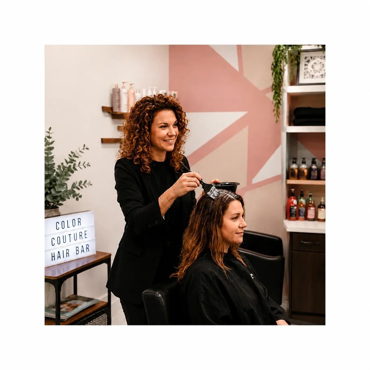 Shanna at color couture hair bar