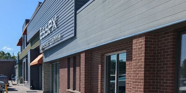 Exterior view of Essex Medical Centre on a sunny day.