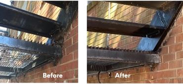 Metal Stair Repairs