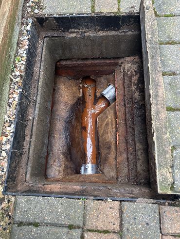 Drain non return valves fitted to stop ingress from rats