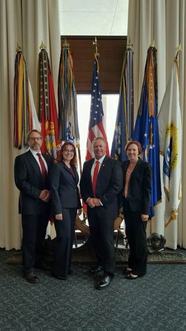 My colleagues and I at the Naval War College Class of 2017 Commencement