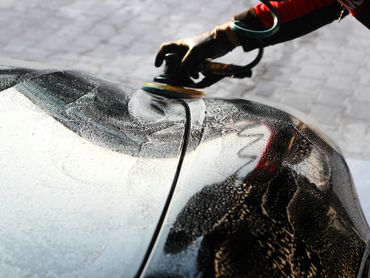 Car front windscreen film removal and tinting installation