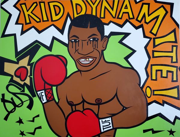 Kid Dynamite aka Mike Tyson Painted by GusColors