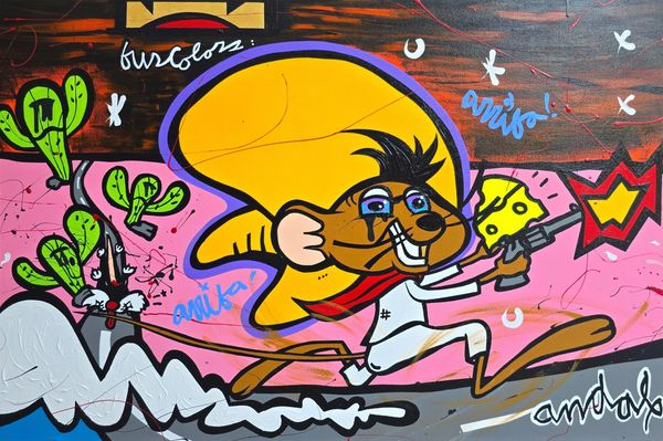 Painting by GusColors of Speedy Gonzales