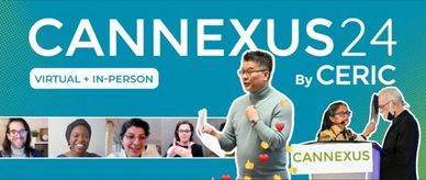 CANNEXUS24 By CERIC Virtual + In-person conference banner