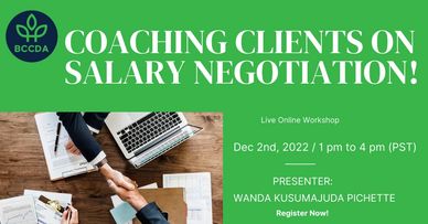 BCCDA Coaching Clients on Salary Negotiation Live Online Workshop