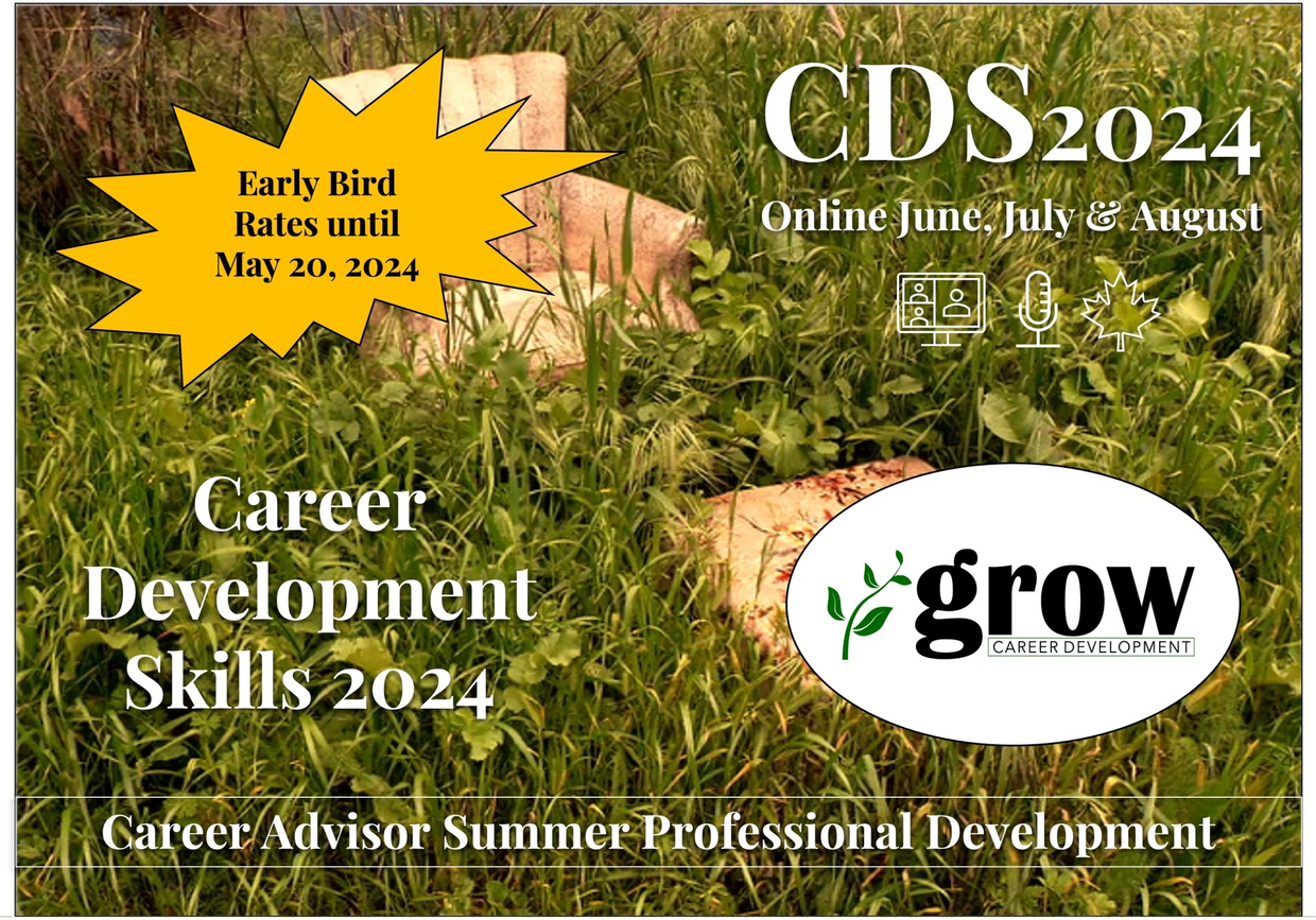 CDS 2024 Career Development Skills Online Jun-Aug, Career Advisor Summer Professional Development