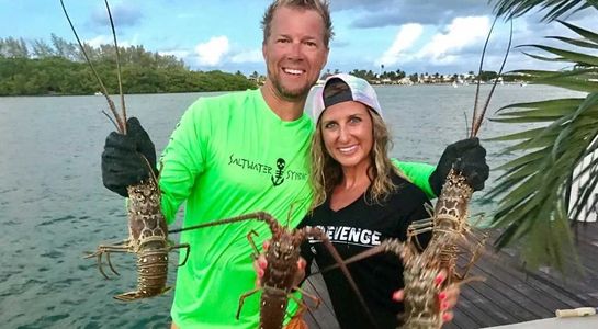 Keegan and Rachel regularly fish and spearfish locally and enjoy lobstering off Key West.