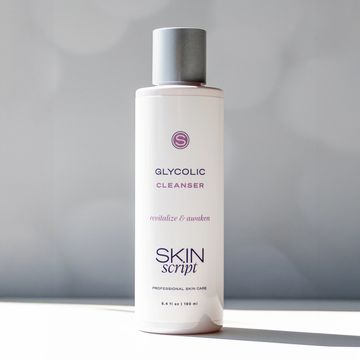 Bottle of Skin Script Glycolic Cleanser.