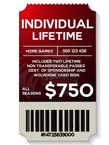 Family passes ticket for home games priced at $85.