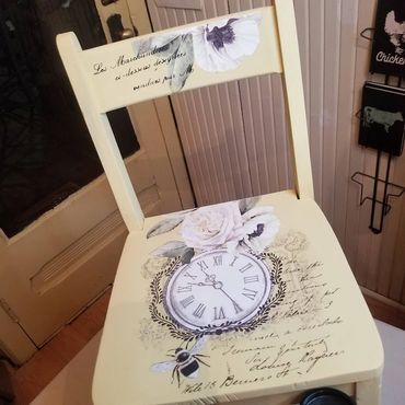 Hand Painted Kids Desk & Chair