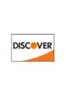 Discover credit card logo with orange design.