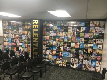 Picture collage for real estate company. Installed individually