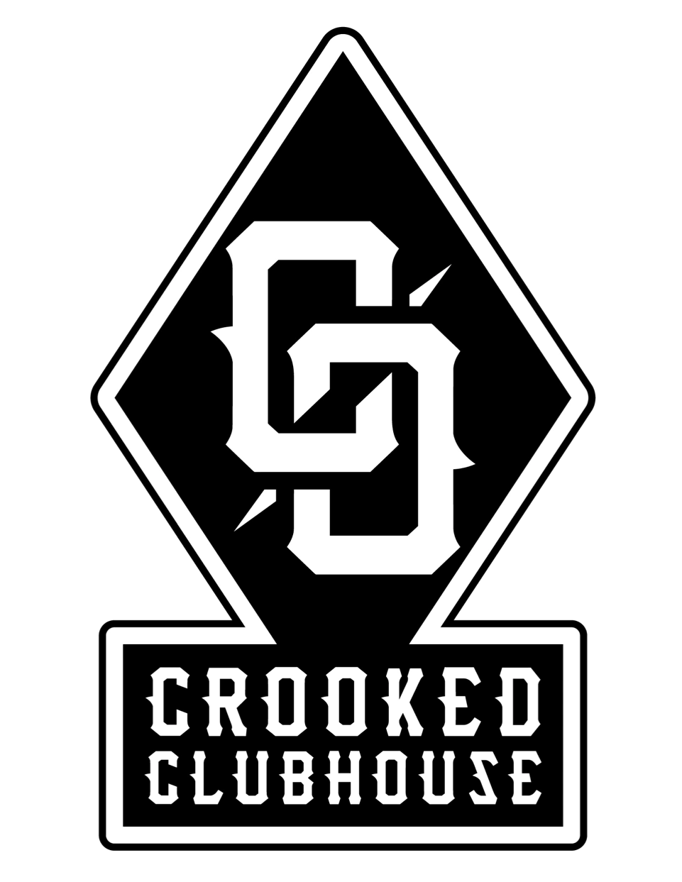Crooked Clubhouse Diamond Logo