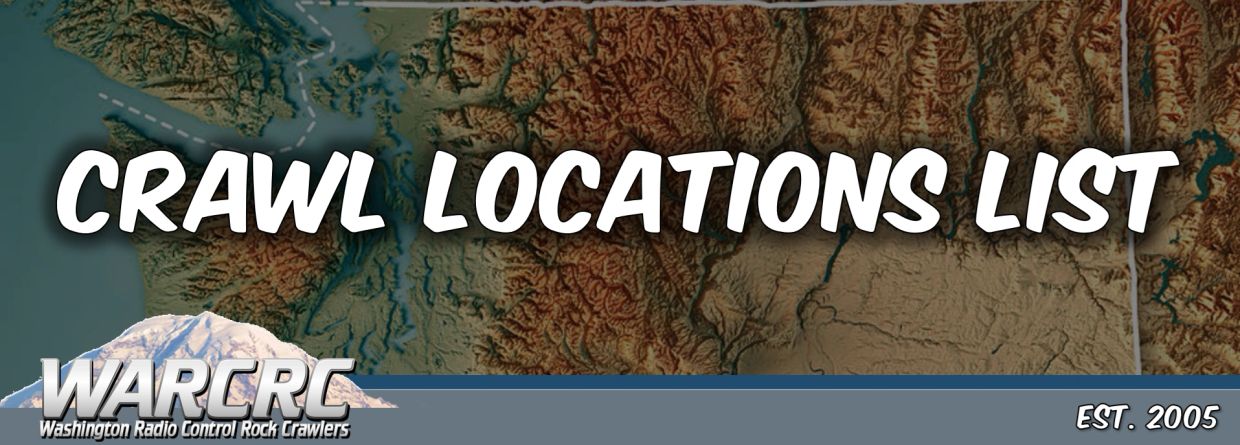 Map background with text 'Crawl Locations List' and WARCRC logo at bottom.