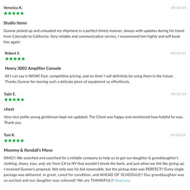 New York City Los Angeles Denver Art Handler Shipper