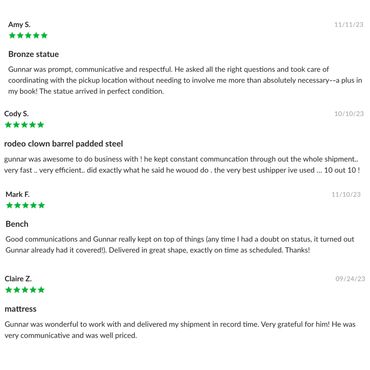 New York City Los Angeles Denver Art Handler Shipper