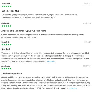 New York City Los Angeles Denver Art Handler Shipper Rippin N Shippin reviews