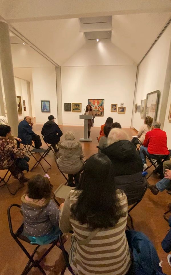 Poetry night at Vassar College. Nov 2019.