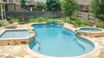 Pool Contractor in ground pools and spas with covers Tulsa Oklahoma 
