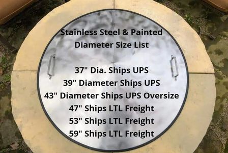 Conical -Cone shape fire pit cover