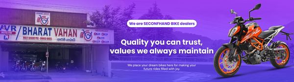 Bharat Vahan secondhand bike dealers with quality and trusted values.