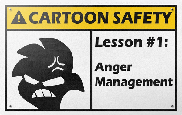 Title Card for Cartoon Safety - Anger Management animation by RylanLego