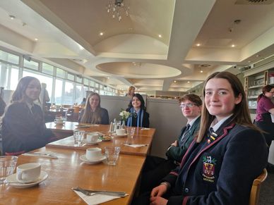 Zone 1160 club winners, who were interviewed for the Zone final of The Rotary Youth Leadership Compe
