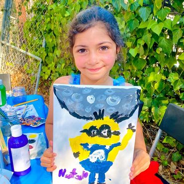 canvas art birthday party San Fernando Valley