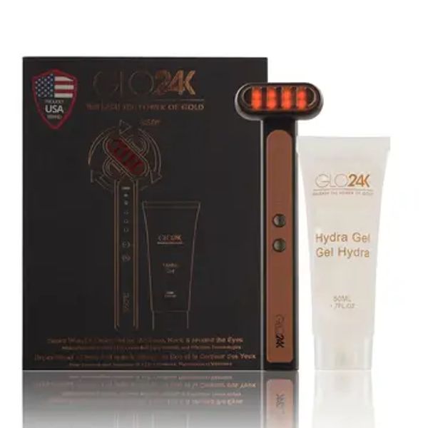 GLO24K Super Wand is loaded with advanced technologies such as 7 Color LED Controlled Gentle Heating