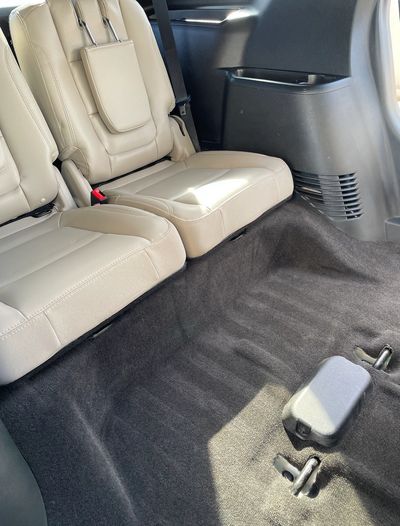 Clean Carpet in a car