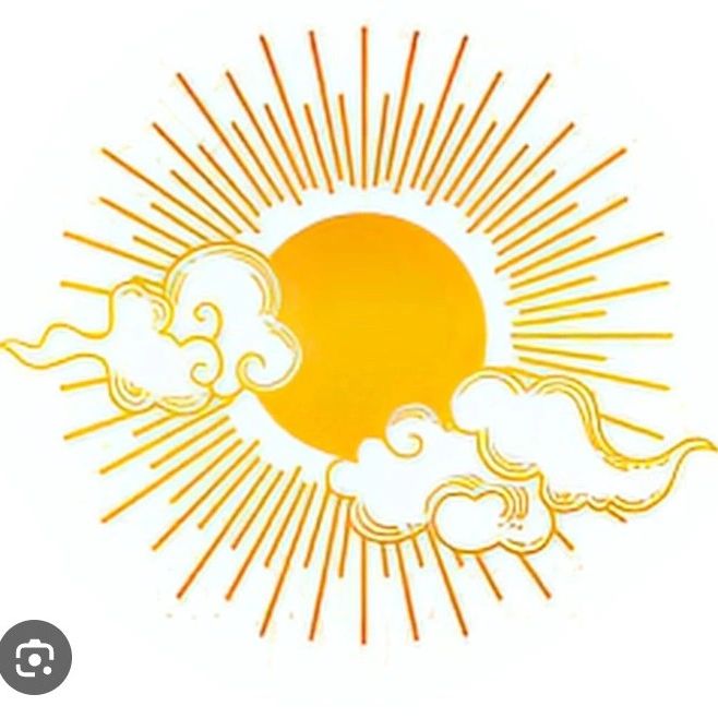 Sun and clouds, skies clearing as awareness opens to self knowledge in counselling