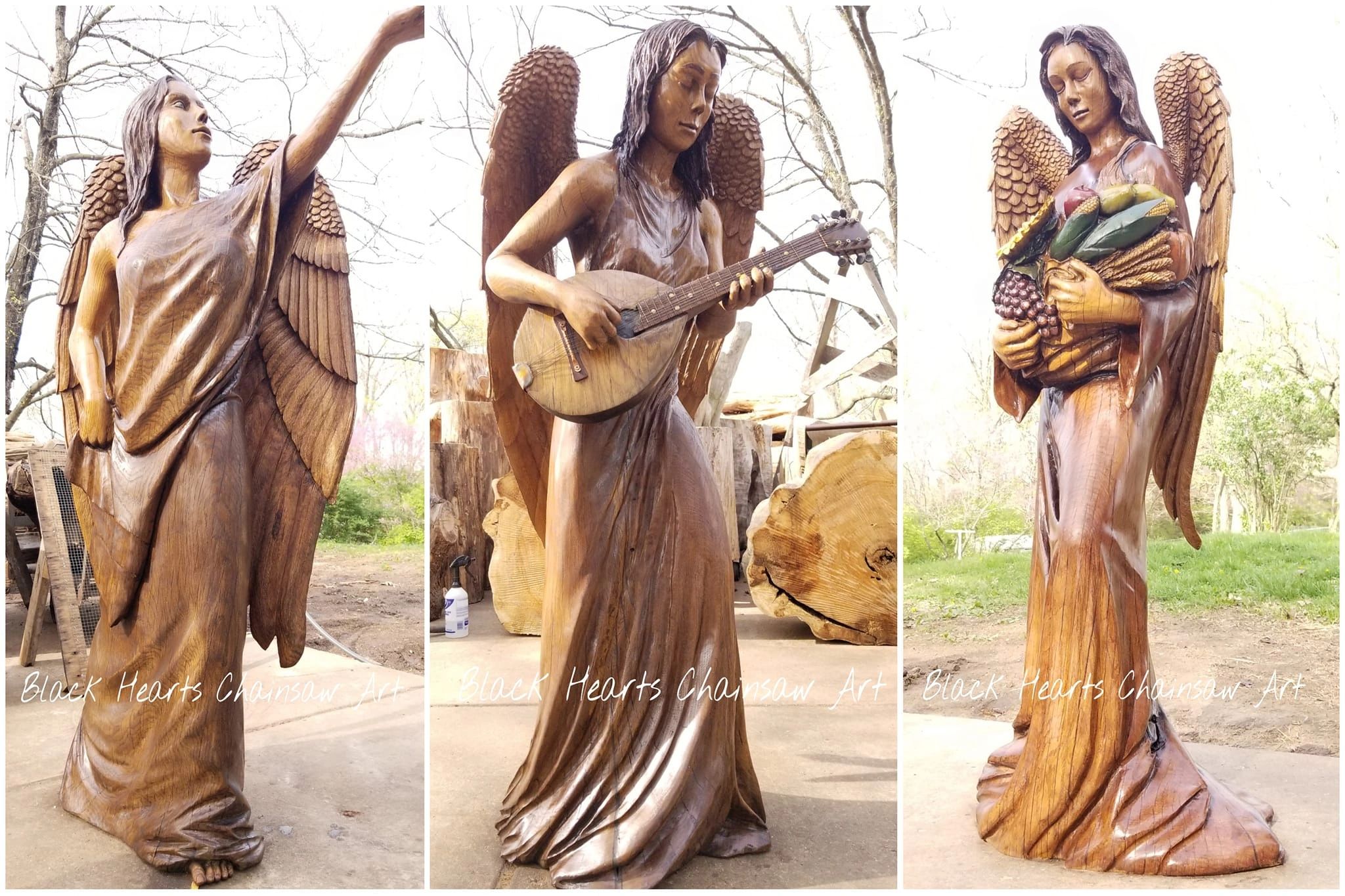 arboriculturist arboricultural and tree-surgeon religion sculpture angel hope patience faith harmony