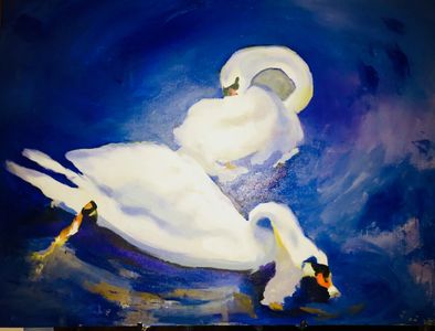 "The Blues "
30x40 oil on canvas
Artist: nancy Nickerson