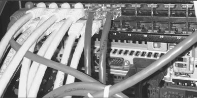 Cybersecurity network cables and digital best practices and network audits for insurance.