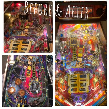 Bally Theatre of Magic restoration before and after pictures