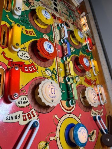 Gottlieb Show Boat electromechanical pinball restoration example photo.