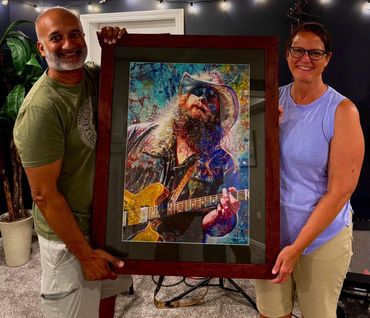 Chris Stapleton framed art