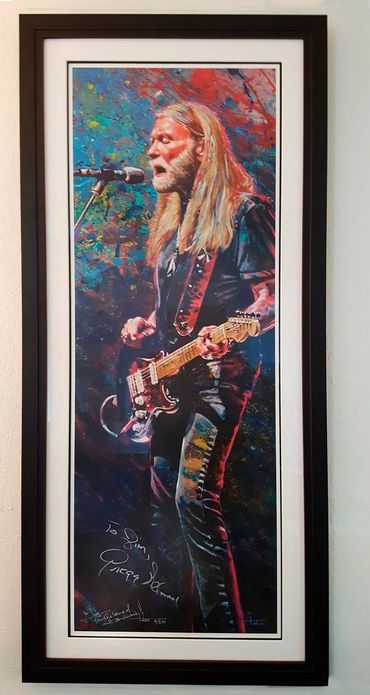 Gregg Allman art print