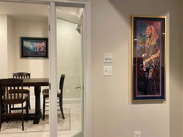 framed art Billie Holiday and Gregg Allman