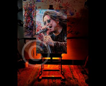 Ozzy Osbourne original oil painting