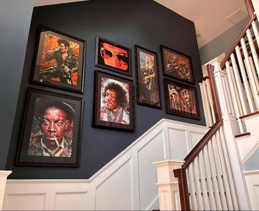 Framed tom Noll prints